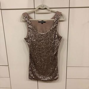 NWOT Love Stitch Sequined Tank